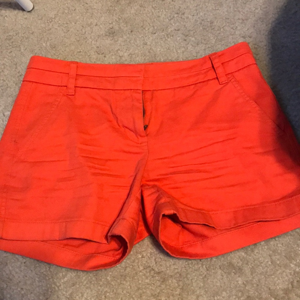 Orange crew shorts